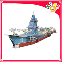 DIY Educational Paper Puzzle 3D Jigsaw puzzle Model-Liaoning aircraft carrier Puzzle Toy